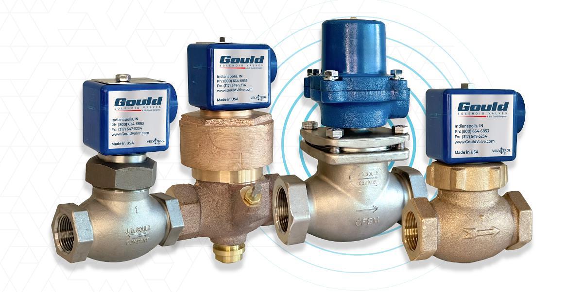 gould valve with Velvetrol technology in manufacturing plant