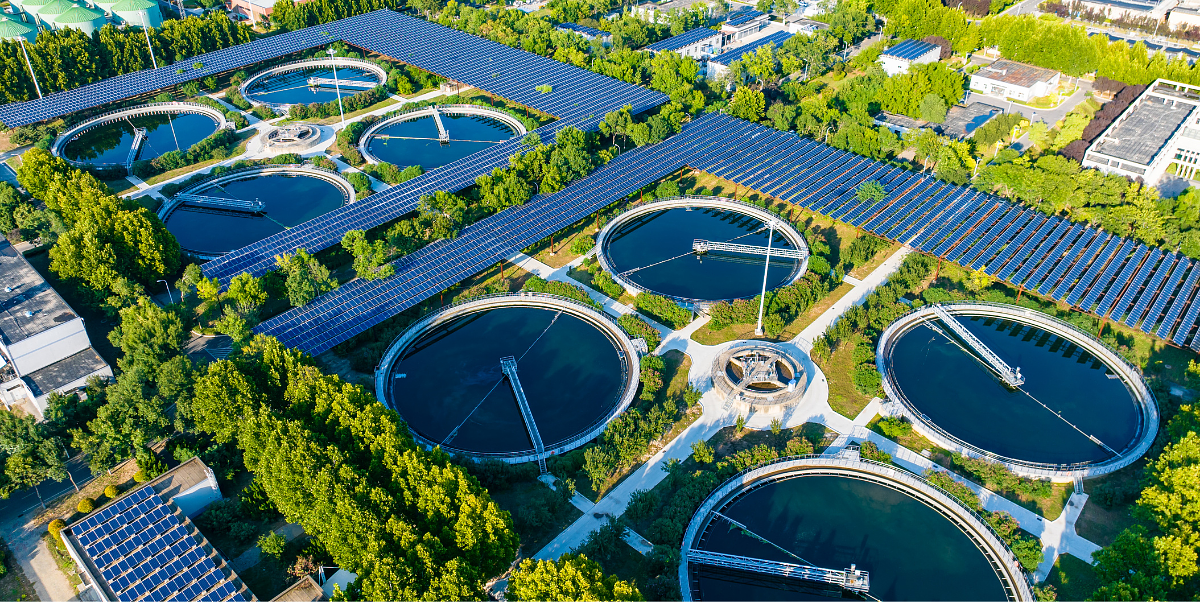wastewater treatment plant with water hammer risk